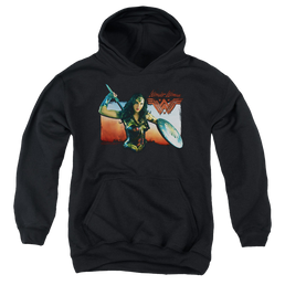 Wonder Woman Movie Warrior Woman - Youth Hoodie Youth Hoodie (Ages 8-12) Wonder Woman   