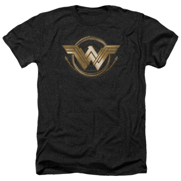 Wonder Woman Lasso Logo Men's Heather T-Shirt Men's Heather T-Shirt Wonder Woman   