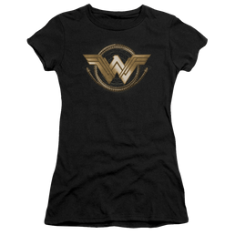 Wonder Woman Lasso Logo Juniors T-Shirt Juniors T-Shirt Wonder Woman   