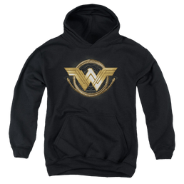 Wonder Woman Movie Lasso Logo - Youth Hoodie Youth Hoodie (Ages 8-12) Wonder Woman   