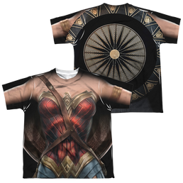 Wonder Woman Wonder Uniform (F/B) - Youth All-Over Print T-Shirt Youth All-Over Print T-Shirt (Ages 8-12) Wonder Woman   