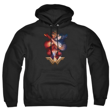 Wonder Woman Arms Crossed Pullover Hoodie Pullover Hoodie Wonder Woman   