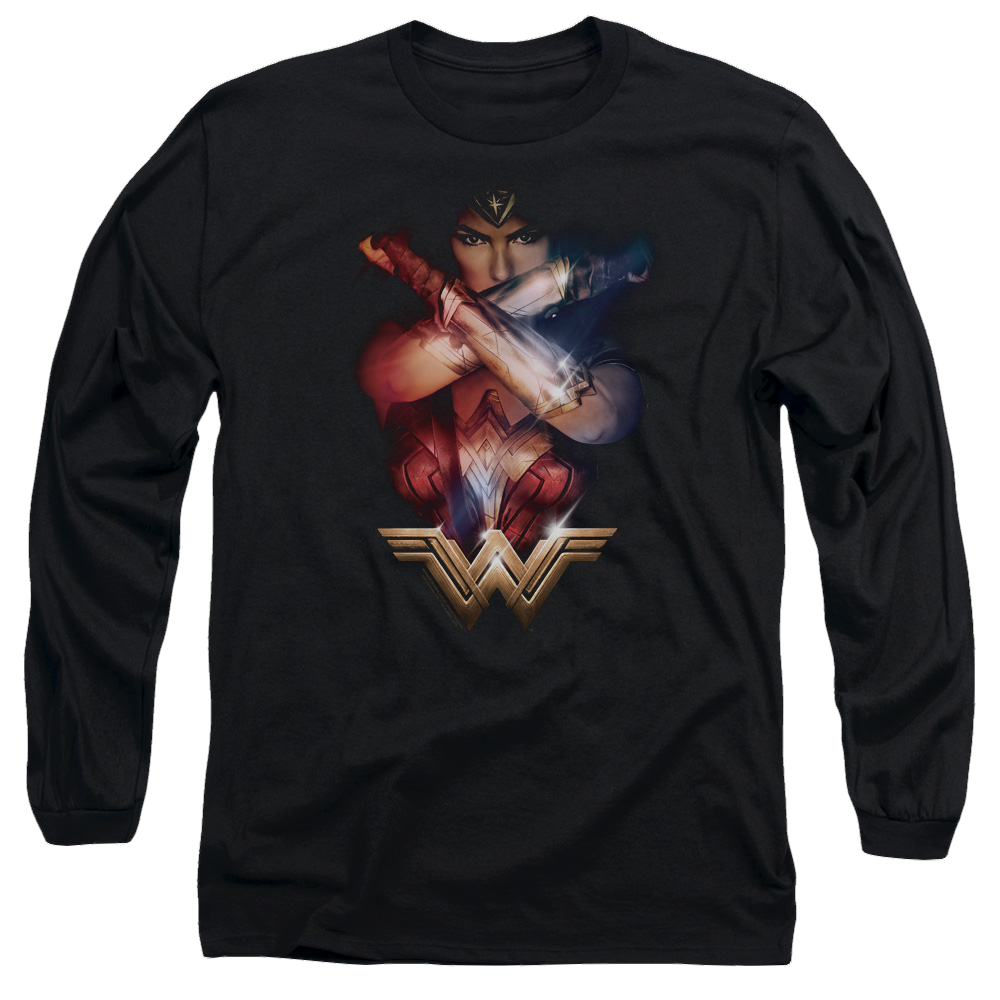 Wonder Woman Movie Arms Crossed - Men's Long Sleeve T-Shirt Men's Long Sleeve T-Shirt Wonder Woman   