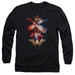 Wonder Woman Movie Arms Crossed - Men's Long Sleeve T-Shirt Men's Long Sleeve T-Shirt Wonder Woman   