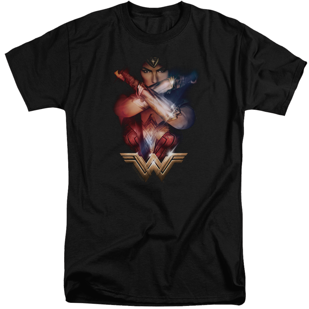 Wonder Woman Arms Crossed Men's Tall Fit T-Shirt Men's Tall Fit T-Shirt Wonder Woman   