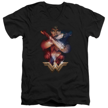 Wonder Woman Arms Crossed Men's V-Neck T-Shirt Men's V-Neck T-Shirt Wonder Woman   