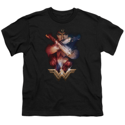 Wonder Woman Movie Arms Crossed - Youth T-Shirt Youth T-Shirt (Ages 8-12) Wonder Woman   