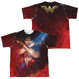 Wonder Woman Arms Crossed (F/B) - Youth All-Over Print T-Shirt Youth All-Over Print T-Shirt (Ages 8-12) Wonder Woman   
