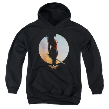 Wonder Woman Movie Wisdom And Wonder - Youth Hoodie Youth Hoodie (Ages 8-12) Wonder Woman   