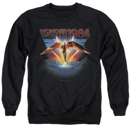 Wonder Woman 1984 84 Metal - Men's Crewneck Sweatshirt Men's Crewneck Sweatshirt Wonder Woman   
