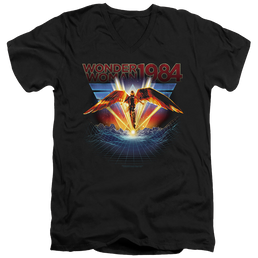 Wonder Woman 1984 84 Metal - Men's V-Neck T-Shirt Men's V-Neck T-Shirt Wonder Woman   