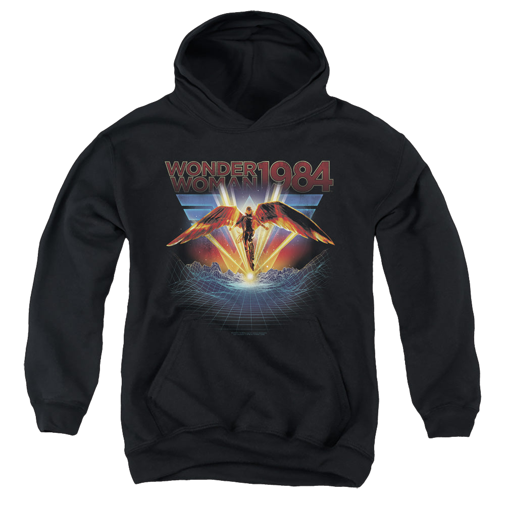 Wonder Woman 1984 84 Metal - Youth Hoodie Youth Hoodie (Ages 8-12) Wonder Woman   