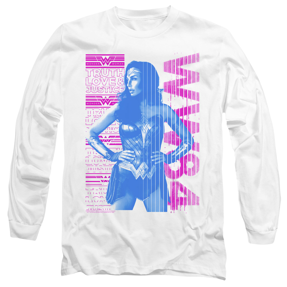 Wonder Woman 1984 Truth Love And Justice - Men's Long Sleeve T-Shirt Men's Long Sleeve T-Shirt Wonder Woman   