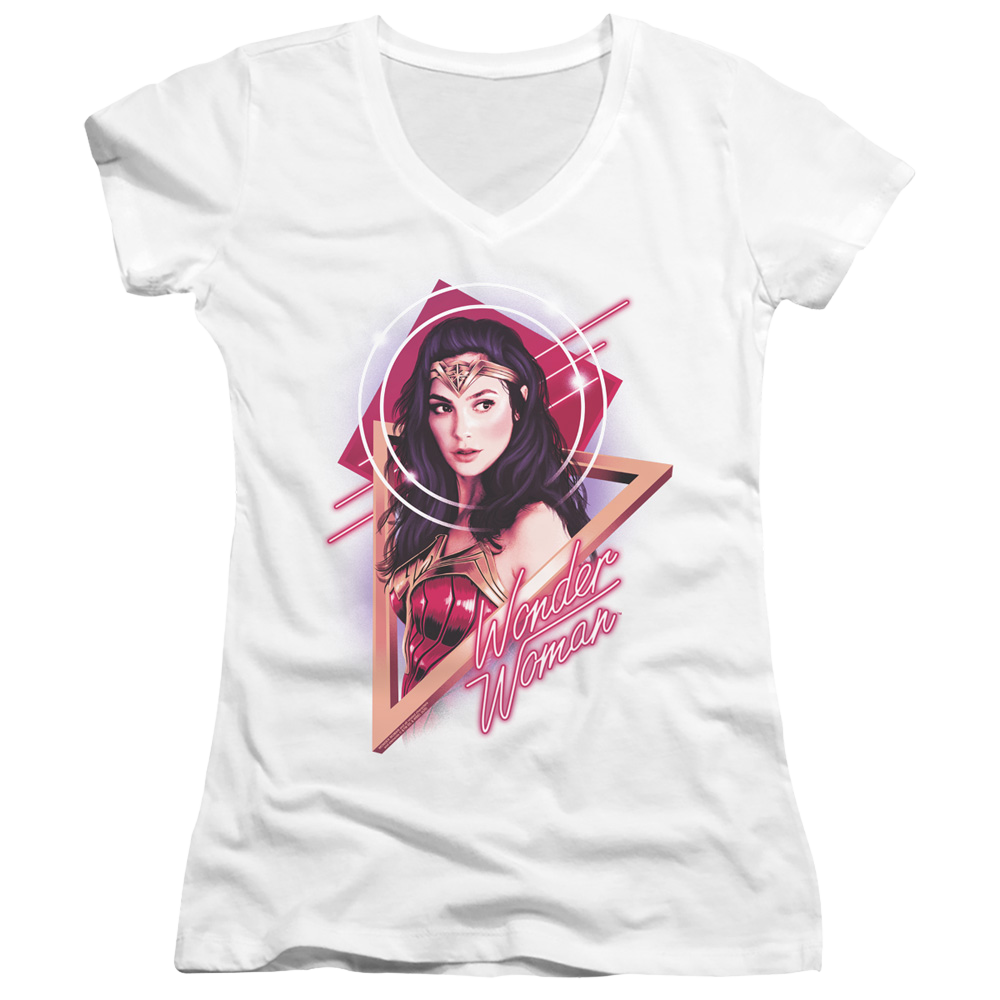 Wonder Woman 1984 Soft Glow - Juniors V-Neck T-Shirt Juniors V-Neck T-Shirt Wonder Woman   