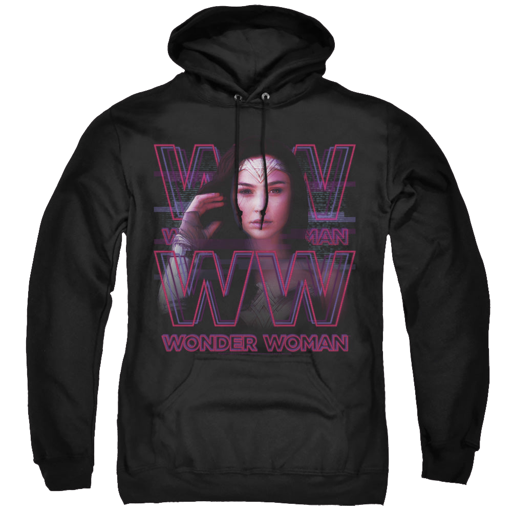 Wonder Woman 1984 Vaporwave Wonder Woman - Pullover Hoodie Pullover Hoodie Wonder Woman   