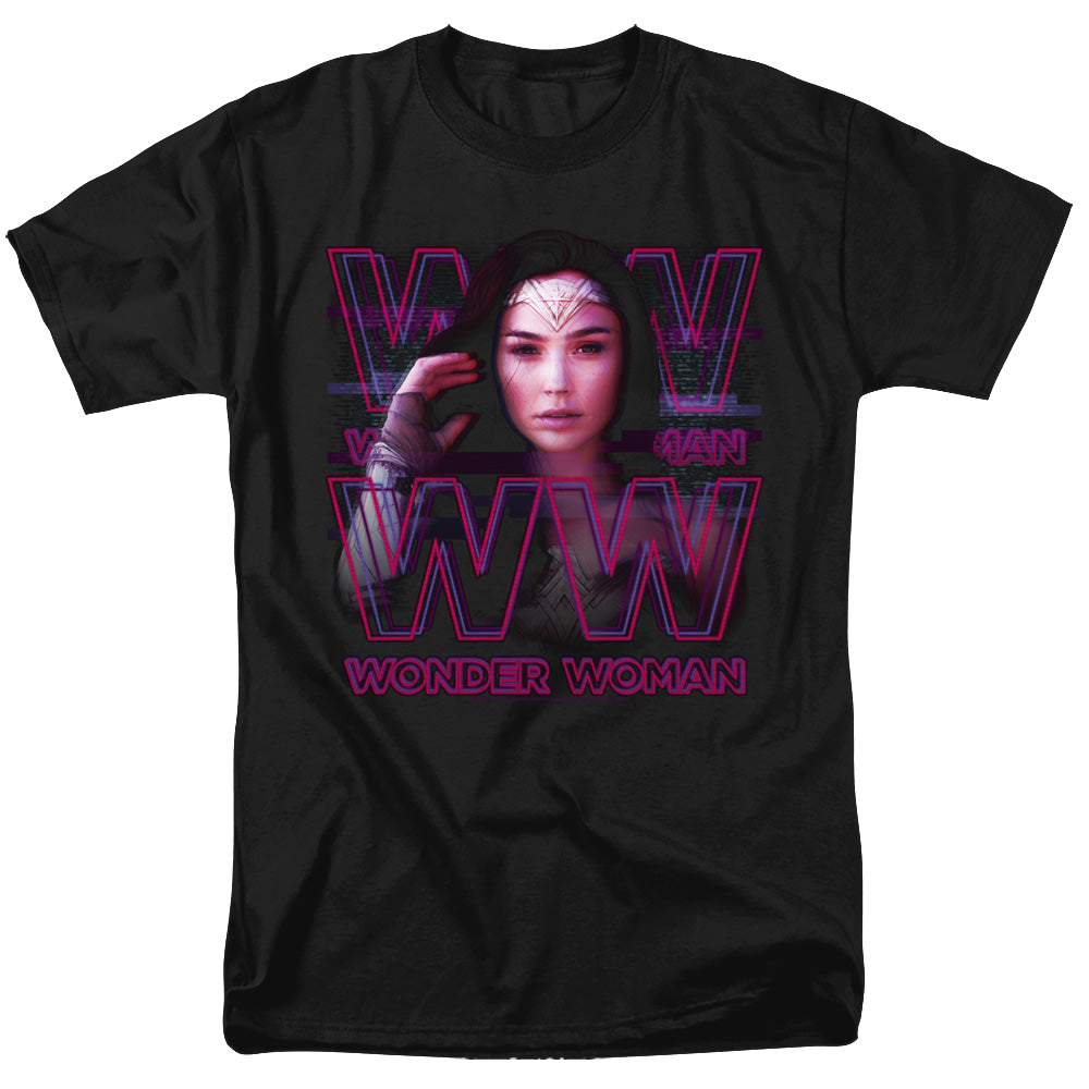 Wonder Woman 1984 Vaporwave Wonder Woman - Men's Regular Fit T-Shirt Men's Regular Fit T-Shirt Wonder Woman   