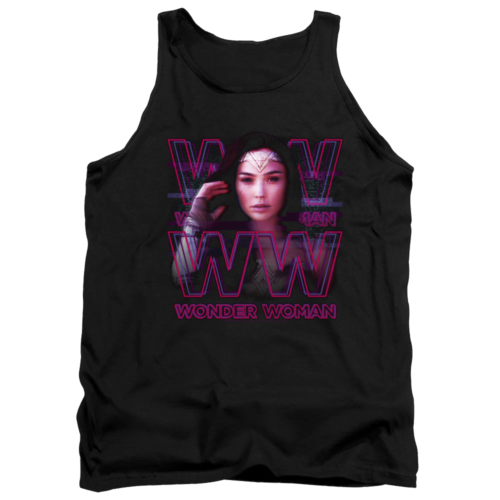 Wonder Woman 1984 Vaporwave Wonder Woman - Men's Tank Top Men's Tank Wonder Woman   