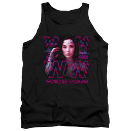 Wonder Woman 1984 Vaporwave Wonder Woman - Men's Tank Top Men's Tank Wonder Woman   