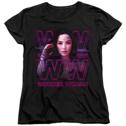 Wonder Woman 1984 Vaporwave Wonder Woman - Women's T-Shirt Women's T-Shirt Wonder Woman   