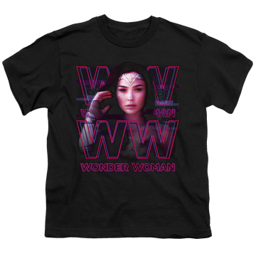 Wonder Woman 1984 Vaporwave Wonder Woman - Youth T-Shirt Youth T-Shirt (Ages 8-12) Wonder Woman   
