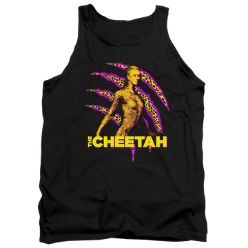 Black men's tank with Wonder Woman 1984 The Cheetah graphic