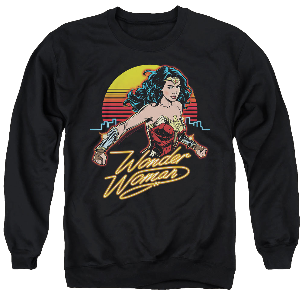 Wonder Woman 1984 Skyline - Men's Crewneck Sweatshirt Men's Crewneck Sweatshirt Wonder Woman   