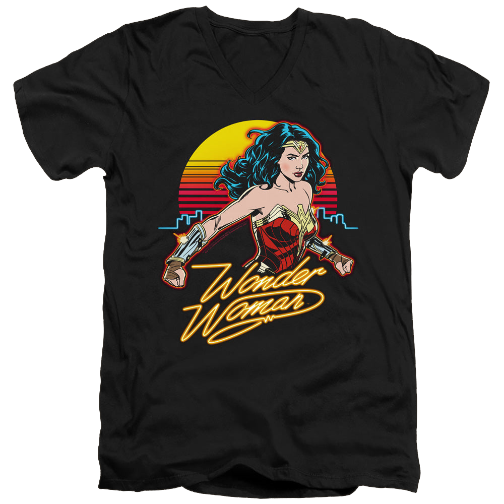 Wonder Woman 1984 Skyline - Men's V-Neck T-Shirt Men's V-Neck T-Shirt Wonder Woman   