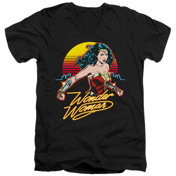 Wonder Woman 1984 Skyline - Men's V-Neck T-Shirt Men's V-Neck T-Shirt Wonder Woman   