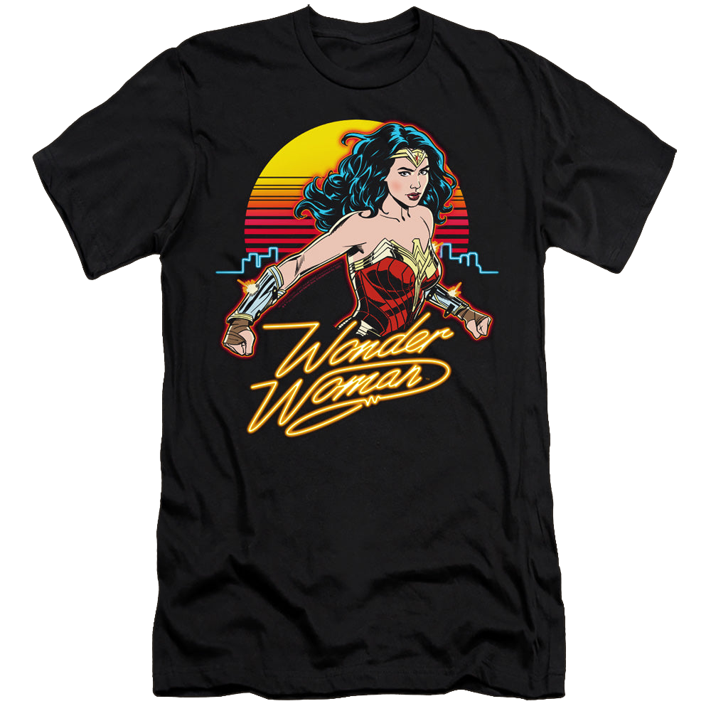 Wonder Woman 1984 Skyline - Men's Premium Slim Fit T-Shirt Men's Premium Slim Fit T-Shirt Wonder Woman   