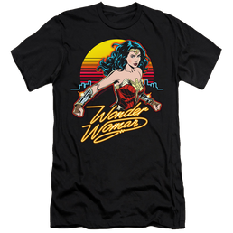 Wonder Woman 1984 Skyline - Men's Premium Slim Fit T-Shirt Men's Premium Slim Fit T-Shirt Wonder Woman   