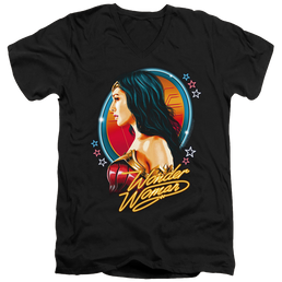 Wonder Woman 1984 Warrior 84 - Men's V-Neck T-Shirt Men's V-Neck T-Shirt Wonder Woman   