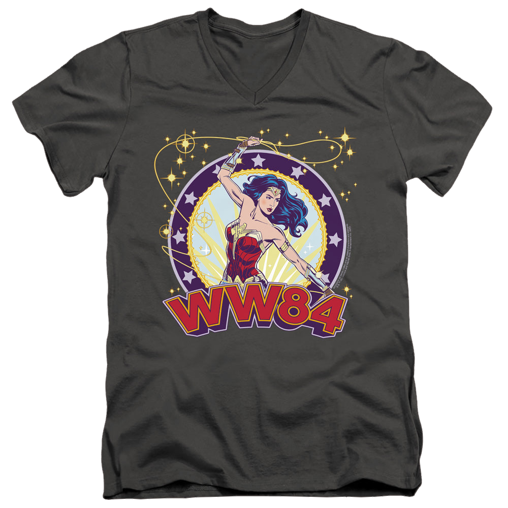 Wonder Woman 1984 Lasso Star - Men's V-Neck T-Shirt Men's V-Neck T-Shirt Wonder Woman   