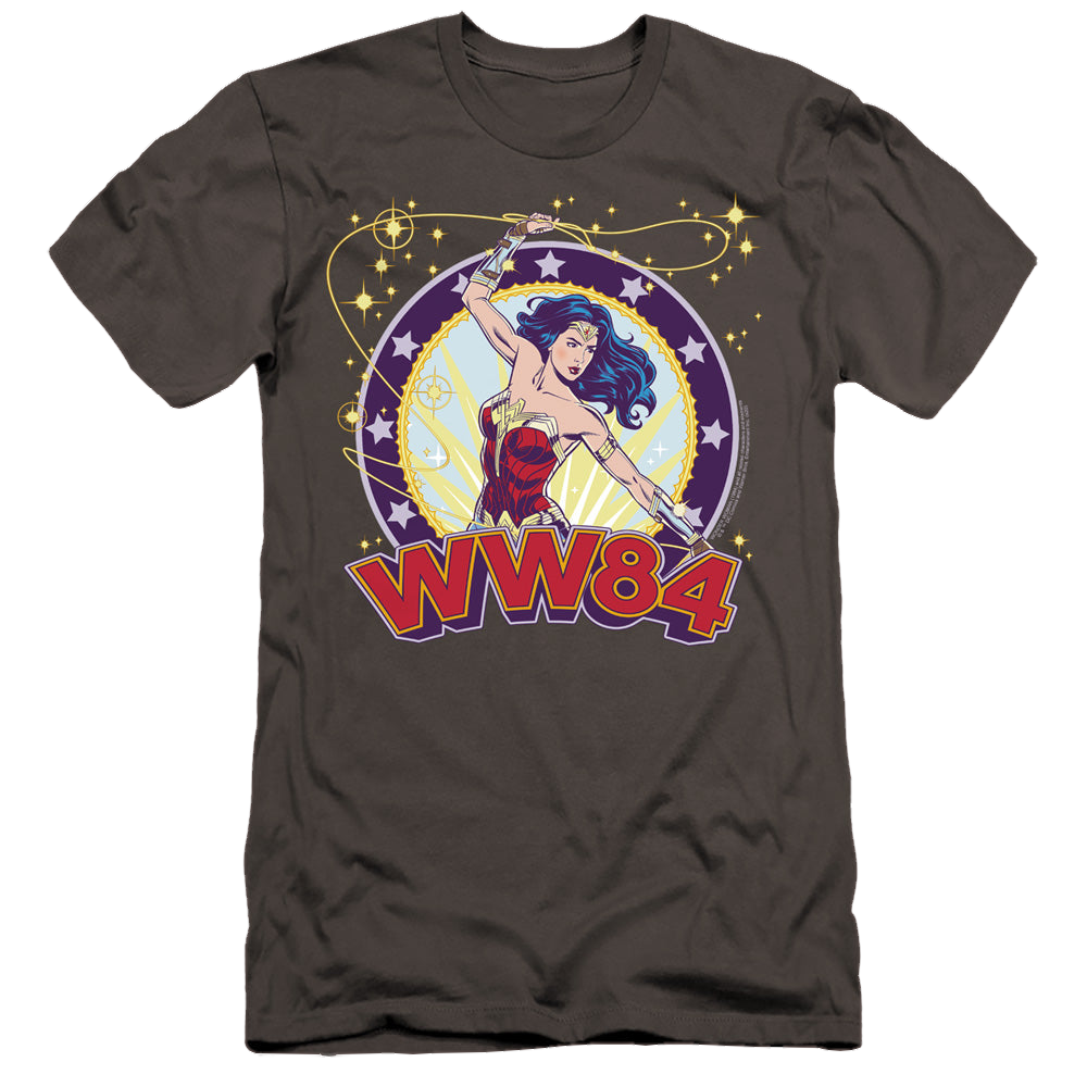 Wonder Woman 1984 Lasso Star - Men's Premium Slim Fit T-Shirt Men's Premium Slim Fit T-Shirt Wonder Woman   