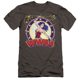 Wonder Woman 1984 Lasso Star - Men's Premium Slim Fit T-Shirt Men's Premium Slim Fit T-Shirt Wonder Woman   