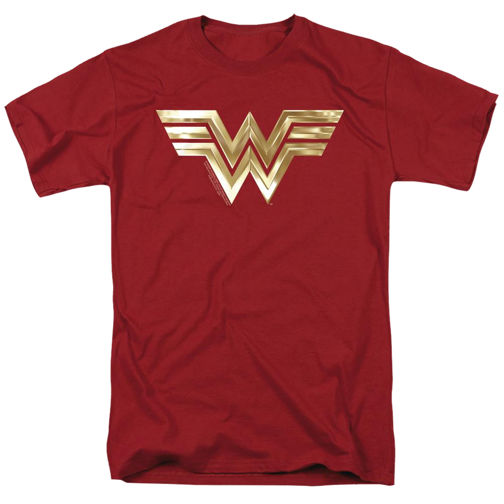 Wonder Woman 1984 Golden Logo - Men's Regular Fit T-Shirt Men's Regular Fit T-Shirt Wonder Woman   