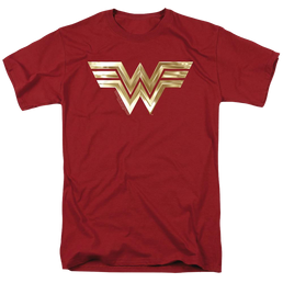 Wonder Woman 1984 Golden Logo - Men's Regular Fit T-Shirt Men's Regular Fit T-Shirt Wonder Woman   