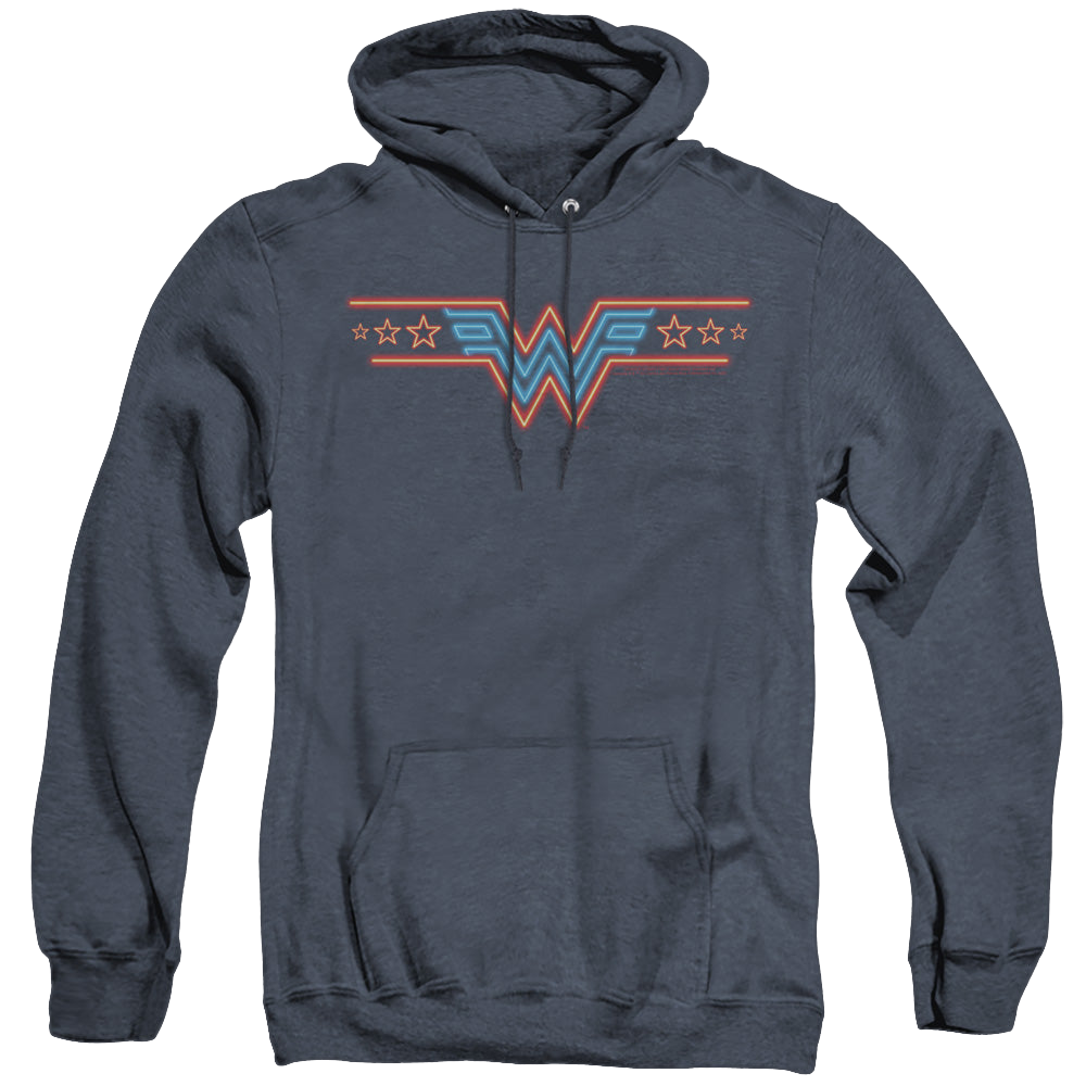 Wonder Woman 1984 Neon Beat - Heather Pullover Hoodie Heather Pullover Hoodie Wonder Woman   