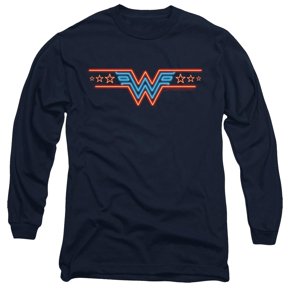 Wonder Woman 1984 NEON BEAT - Men's Long Sleeve T-Shirt Men's Long Sleeve T-Shirt Wonder Woman   