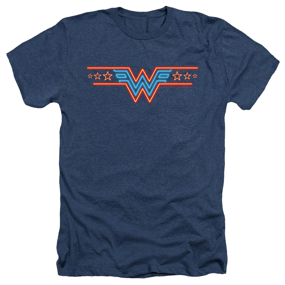 Wonder Woman 1984 Neon Beat - Men's Heather T-Shirt Men's Heather T-Shirt Wonder Woman   