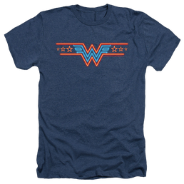 Wonder Woman 1984 Neon Beat - Men's Heather T-Shirt Men's Heather T-Shirt Wonder Woman   