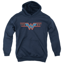 Wonder Woman 1984 Neon Beat - Youth Hoodie Youth Hoodie (Ages 8-12) Wonder Woman   