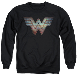 Wonder Woman 1984 Static Logo - Men's Crewneck Sweatshirt Men's Crewneck Sweatshirt Wonder Woman   