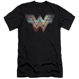 Wonder Woman 1984 Static Logo - Men's Premium Slim Fit T-Shirt Men's Premium Slim Fit T-Shirt Wonder Woman   