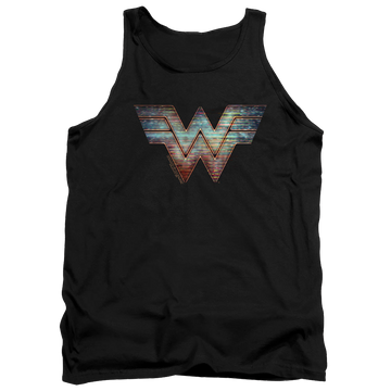 Black men's tank with Wonder Woman 1984 Static Logo graphic