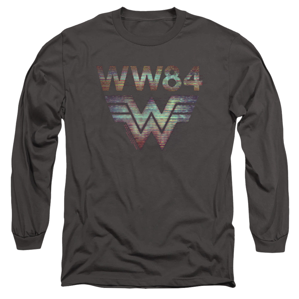 Wonder Woman 1984 Static Tv Lines - Men's Long Sleeve T-Shirt Men's Long Sleeve T-Shirt Wonder Woman   