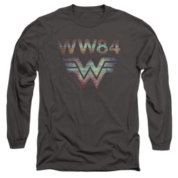 Wonder Woman 1984 Static Tv Lines - Men's Long Sleeve T-Shirt Men's Long Sleeve T-Shirt Wonder Woman   