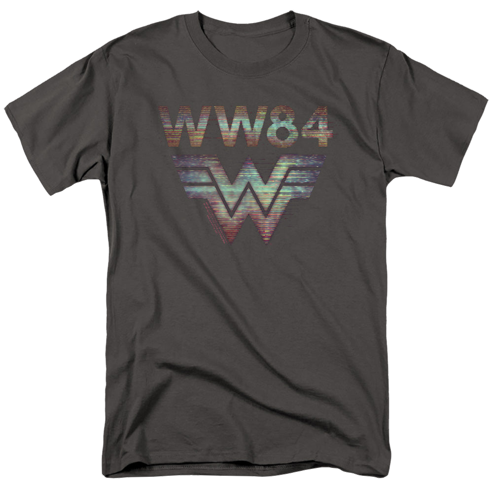 Wonder Woman 1984 Static Tv Lines - Men's Regular Fit T-Shirt Men's Regular Fit T-Shirt Wonder Woman   