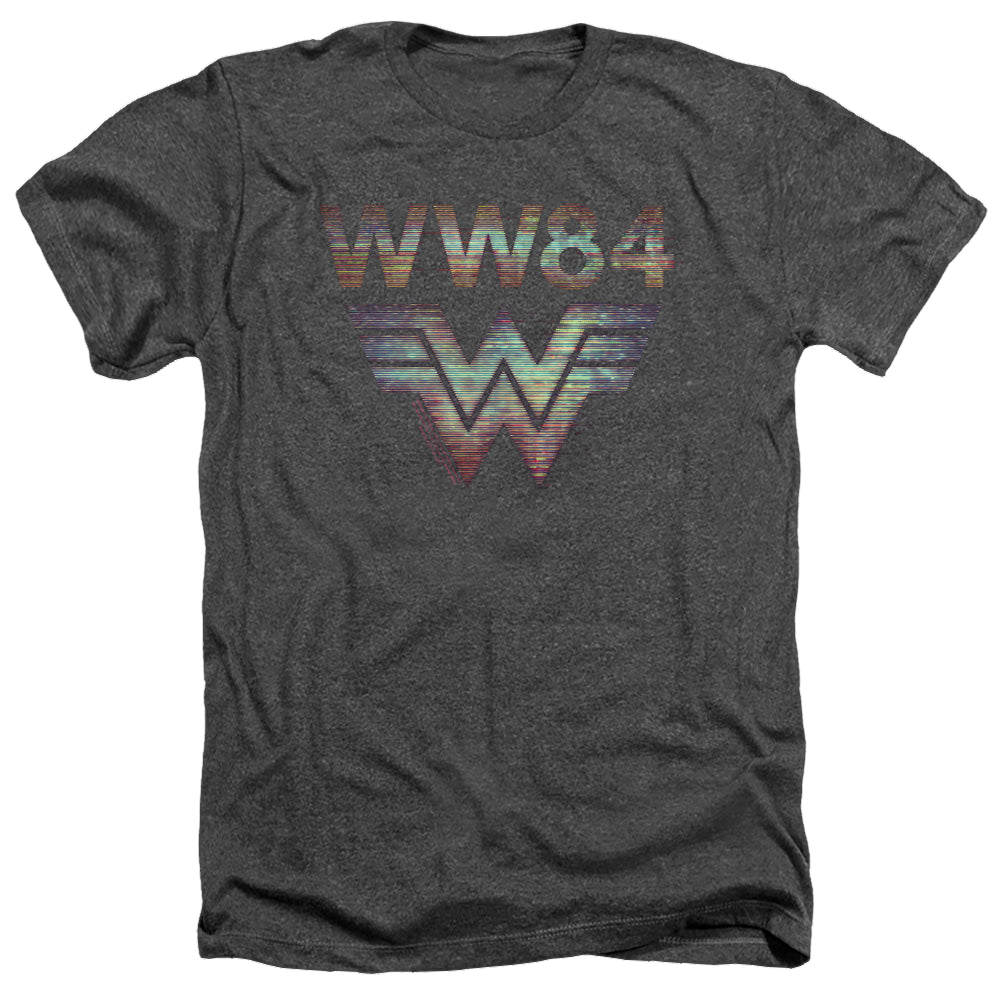 Wonder Woman 1984 Static Tv Lines - Men's Heather T-Shirt Men's Heather T-Shirt Wonder Woman   