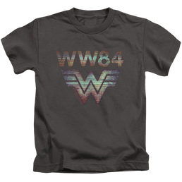 Wonder Woman 1984 Static Tv Lines - Kid's T-Shirt Kid's T-Shirt (Ages 4-7) Wonder Woman   