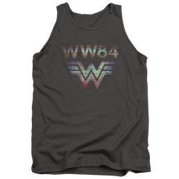 Wonder Woman 1984 Static Tv Lines - Men's Tank Top Men's Tank Wonder Woman   